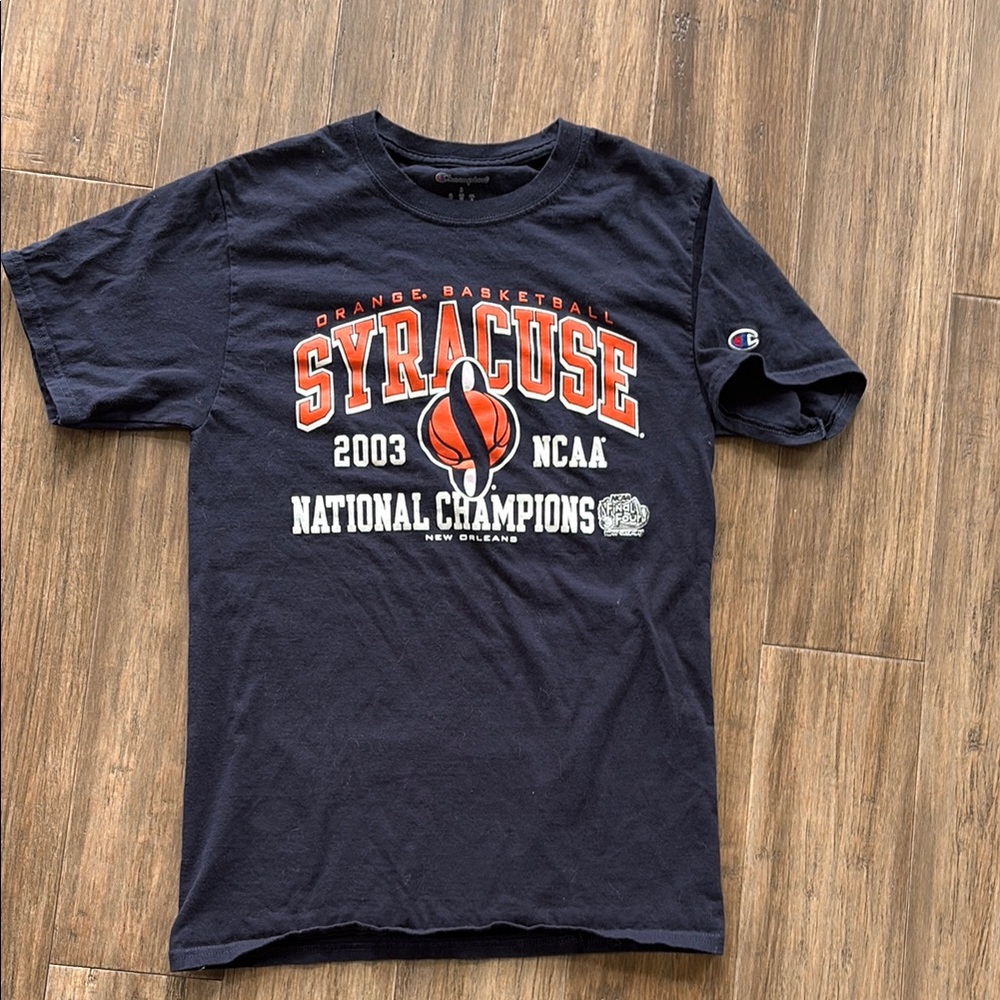 Champion Navy Syracuse NCAA Tee